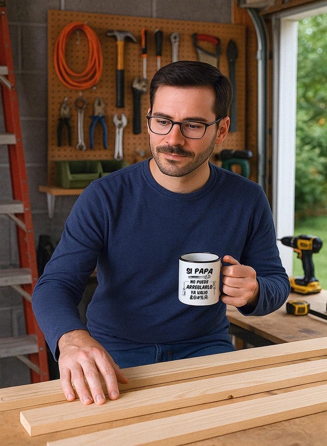 Casitika Regalos para Papa. Regalos para el dia del Padre. Si Papa No Puede Arreglarlo 11 oz Latin Dad Mug. Spanish Dad Present Ideas. - Image 5